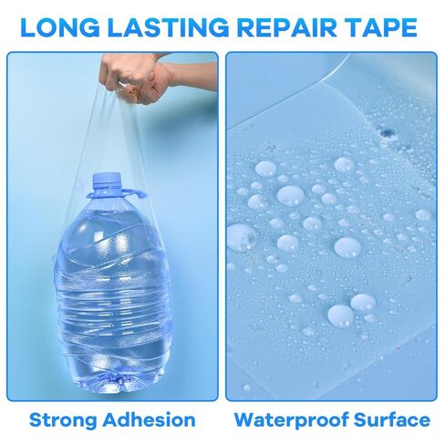 YoleShy Clear Waterproof Tape 4 in X 10 Ft, Rv Awning Repair Tape Weather Resistant Camper Canvas Repair Kit for Fabric, Tarp, Tent, Rv Roof, Versatile in Kuwait