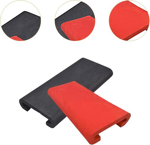 2X Eva Dragon Boat Pad Nenslip Kayak Kayak of Rowing Or Light Printing, Black red in Kuwait