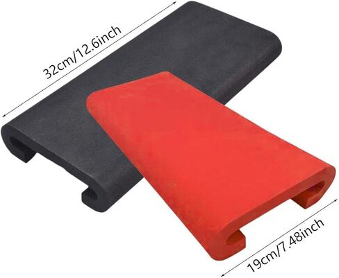 2X Eva Dragon Boat Pad Nenslip Kayak Kayak of Rowing Or Light Printing, Black red in Kuwait