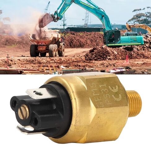 Tyenaza Excavator Pressure Switch Brass Standard Precise High Sensitivity Excavator Pressure Sensor for LiuGong (0.8 Bar) in Saudi Arabia