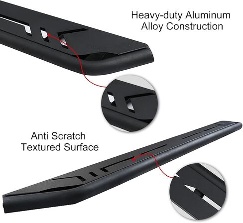 2Pcs Running Boards for Cybertruck Side Steps New Upgrade Cybertruck Exterior Brackets Nerf Bars Fit for Cybertruck Door Steps for Tesla Cybertruck Accessories 2024-2025 in Kuwait