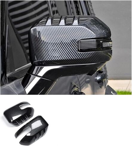 Compatible For Chery Jetour T2 2024 2023 Car Rear View Mirror Cover Protective Shell Carbon Fiber Reverse Mirror Cover Auto Accessories(Color:Carbon fiber pattern), hongbyy46432 store in Saudi Arabia