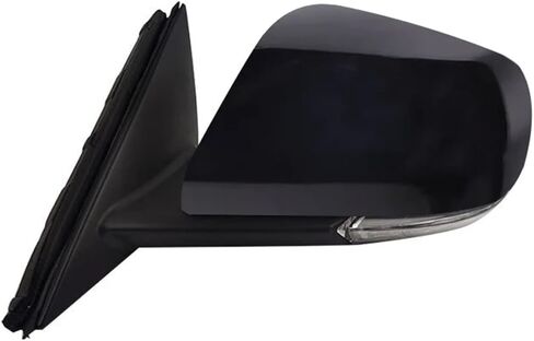 LED مرآة الرؤية الخلفية للسيارة Assy متوافقة مع Cadillac ATS ATSL 2014-2018 مصباح إشارة الانعطاف التلقائي غطاء المرايا الجانبية الساخنة غطاء عدسة زجاجية (اللون: 15 سلك يسار-02) in Saudi Arabia