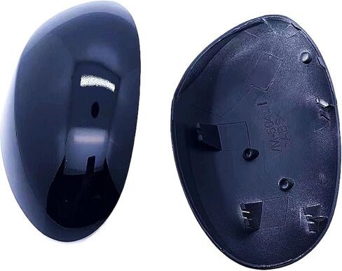 2Pcs Rearview Mirror Cover Reverse Mirror Shell Mirror Case Housing Compatible For Peugeot 107/CITROEN C1/TOYOTA AYGO Hatchback 2005-2014(Color:Glossy Black), hongbyy46432 store in Saudi Arabia