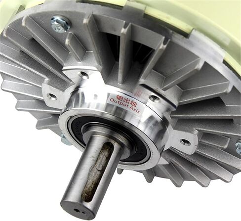 Double Shaft 2.5kg Magnetic Powder Clutch 25n.m for Printing Machine in Saudi Arabia