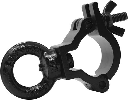 NEW ALUMINUM EXTRA SMALL MINI CLAMP WITH EYE BOLT IN BLACK in Saudi Arabia