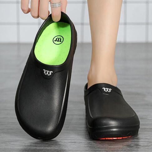 Armadillo Chef Shoes for Men 2025 Newly Slip Resistant, Lightweight Waterproof Armadillo Clogs for Women, Ideal Work Shoes for Kitchens C Black in Kuwait