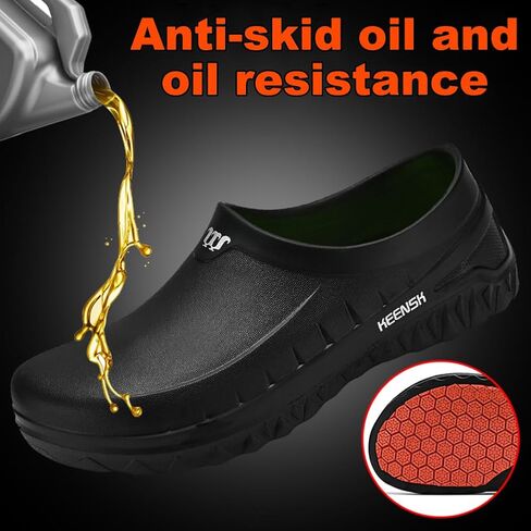 Armadillo Chef Shoes for Men 2025 Newly Slip Resistant, Lightweight Waterproof Armadillo Clogs for Women, Ideal Work Shoes for Kitchens C Black in Kuwait