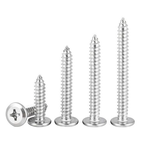 Qrity M6 x 50mm Flat Head Phillips Machine Screws, 304 Stainless Steel Self Tapping Screw Fastener for Home Projects, Pack of 20 in Saudi Arabia