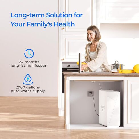Waterdrop X12-F3 Filter, Replacement for All X12 1200 GPD Series Reverse Osmosis System, Reduce PFAS, 24-month Lifetime in Saudi Arabia