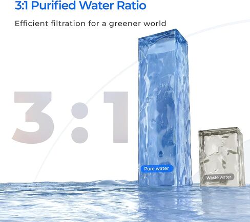 Waterdrop X12-F3 Filter, Replacement for All X12 1200 GPD Series Reverse Osmosis System, Reduce PFAS, 24-month Lifetime in Saudi Arabia
