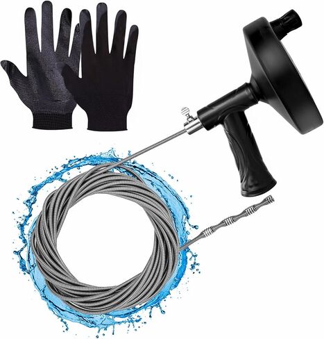 استنزاف ثعبان 25 قدم، استنزاف اوجيه الشعر تسد ​​مزيل الثقيلة مرنة السباكة ثعبان الحمام المطبخ بالوعة نظافة أدوات لأنابيب حوض الاستحمام in Kuwait