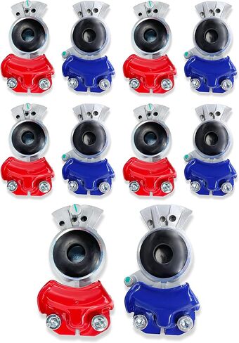 10 Pcs TORQUE Red Service Emergency Gladhand (Replaces Velvac 035042, Bendix 278850) (TR035042) in Saudi Arabia