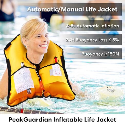 Life Jackets for Adults, PFD, Personal Flotation Device, Women's Men's Adjustable Safety Life Vest for Kayaking, Boating, Swimming, Watersports, & More in Saudi Arabia