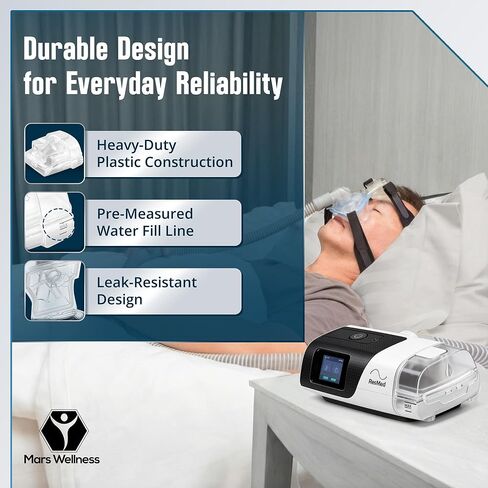 Mars Wellness Replacement Water Chamber Compatible with Resmed Airsense 11 CPAP Machines - Perfect Fit Reliable Water Chamber for Resmed Airsense 11 ONLY in Saudi Arabia