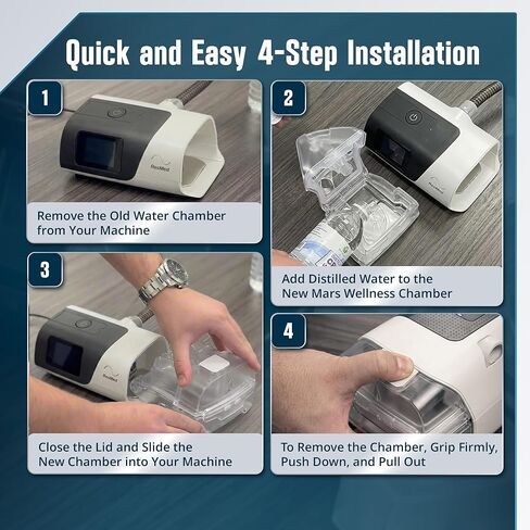 Mars Wellness Replacement Water Chamber Compatible with Resmed Airsense 11 CPAP Machines - Perfect Fit Reliable Water Chamber for Resmed Airsense 11 ONLY in Saudi Arabia