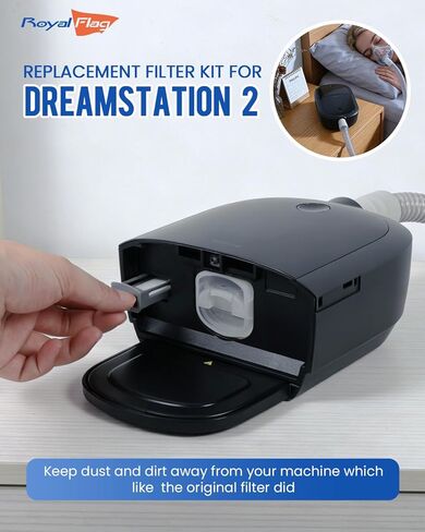 62PCS CPAP Filters for DreamStation 2 Replacement Filter Kit Compatible with Dreamstation 2, 4 Preassembled Filters+ 27 Pollen Filters+ 27 Ultra-Fine Filters Reusable + Disposable Combo Pack in Saudi Arabia