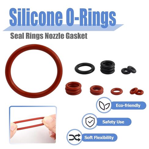Mesee 60Pcs Silicone Seal O-Ring Kit Coffee Machine Sealing Gasket Professional Maintenance Kits 15 Sizes Seal O Rings Nozzle Gasket Fit for Saeco Philips Gaggia Esspresso Spidem Coffee Machine in Saudi Arabia