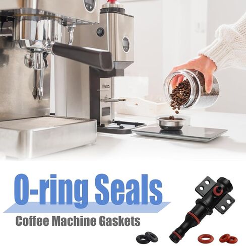 Mesee 60Pcs Silicone Seal O-Ring Kit Coffee Machine Sealing Gasket Professional Maintenance Kits 15 Sizes Seal O Rings Nozzle Gasket Fit for Saeco Philips Gaggia Esspresso Spidem Coffee Machine in Saudi Arabia
