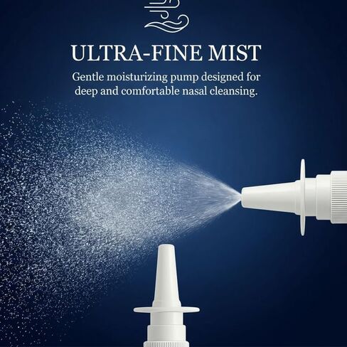 رذاذ لودين للأنف - ينظف وينعش الممرات الأنفية - مزيج من اليود وحمض الفولفيك - تركيبة معدنية طبيعية 100% - (زجاجة بحجم 2 أونصة + بخاخ للأنف) in Kuwait