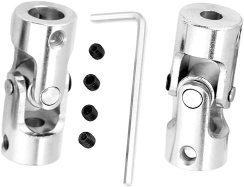 2 قطعة محرك اقتران العمود العالمي المشترك، اقتران عالمي، وصلة U مشتركة 8 مم موصل نحاسي طول التوجيه 35 مم OD 14 مم (القطر الداخلي in Kuwait