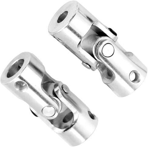 2 قطعة محرك اقتران العمود العالمي المشترك، اقتران عالمي، وصلة U مشتركة 8 مم موصل نحاسي طول التوجيه 35 مم OD 14 مم (القطر الداخلي in Kuwait