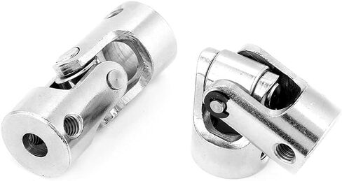 2 قطعة محرك اقتران العمود العالمي المشترك، اقتران عالمي، وصلة U مشتركة 8 مم موصل نحاسي طول التوجيه 35 مم OD 14 مم (القطر الداخلي in Kuwait