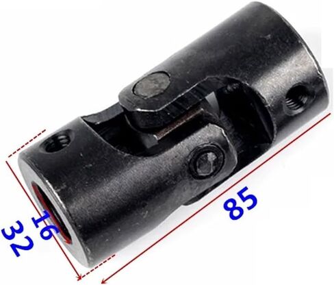 وصلة عالمية قطعة واحدة من وصلة توصيل عالمية 16*32*85، وصلة تروس توجيه 45#، رأس مشترك عالمي، مواصفات متعددة in Kuwait