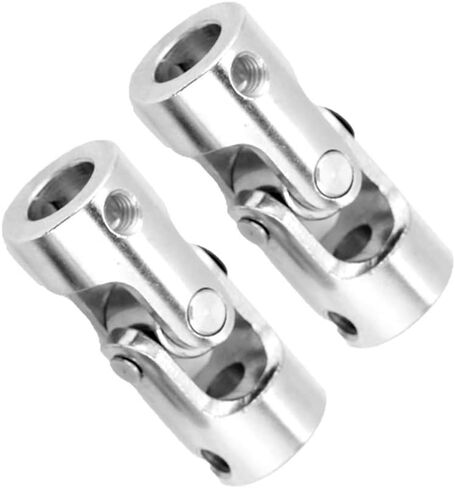 2 قطعة محرك اقتران العمود العالمي المشترك، اقتران عالمي، وصلة U مشتركة 8 مم موصل نحاسي طول التوجيه 35 مم OD 14 مم (القطر الداخلي in Kuwait