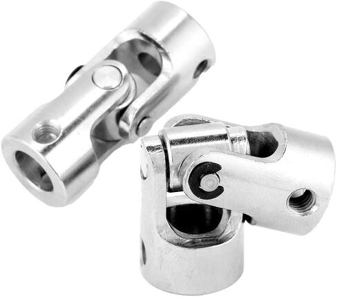 2 قطعة محرك اقتران العمود العالمي المشترك، اقتران عالمي، وصلة U مشتركة 8 مم موصل نحاسي طول التوجيه 35 مم OD 14 مم (القطر الداخلي in Kuwait