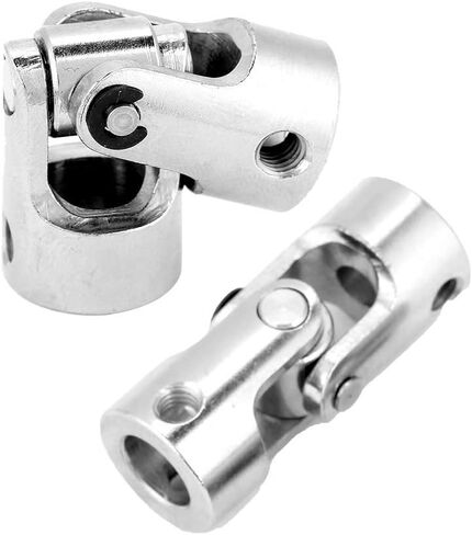 2 قطعة محرك اقتران العمود العالمي المشترك، اقتران عالمي، وصلة U مشتركة 8 مم موصل نحاسي طول التوجيه 35 مم OD 14 مم (القطر الداخلي in Kuwait