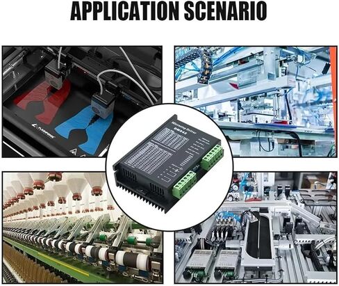 Stepper Motor Driver Two-Phase Stepper Motor Driver DM542 Power Supply Voltage 20-50V DC 2H Output 1.0-4.2A Current Suitable for 42 57 Suitable for Stepper Motors in Saudi Arabia