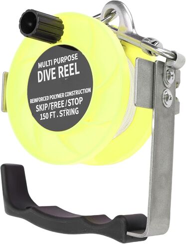 150FT Dive Reel, Professional Diving Reel with Handle, Underwater Safety Reels for Cave Wreck Diving in Saudi Arabia