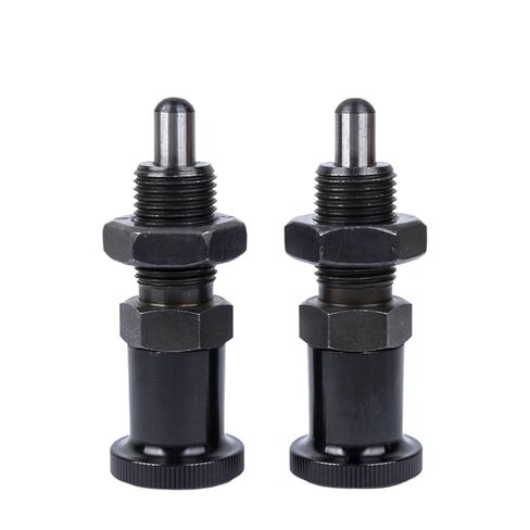 Speherical Shape Carbon Steel Black Oxide Indexing Plungers with Lock Nuts 1Pcs(VCN210-BK-M8-S) in Kuwait
