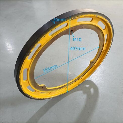 Escalator Friction Wheel Drive Roller Outside Diameter 497mm W 30mm ID 356m 5300917D10 HS5300917D10 Use for Escalator Parts in Saudi Arabia