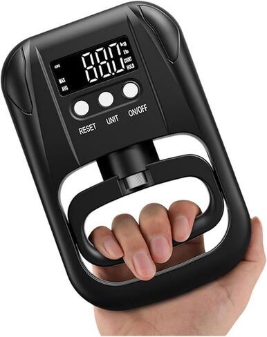 265Lbs/120Kg Grip Strength Tester Fitness Electronic Dynamometer Digital Hand Intelligent Meter in Kuwait