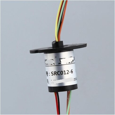 12.5mm 300Rpm 6 Wire 6 Conductor Capsule Slip Ring Connector 240V AC(SRC12-6A) in Saudi Arabia