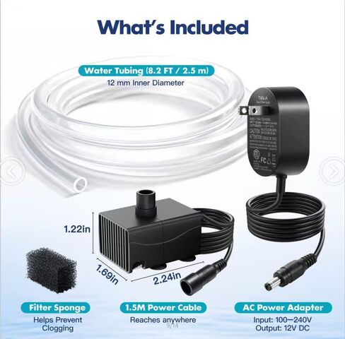 مضخة حوض صغيرة أوتوماتيكية مع مستشعر المستوى، 100-240 فولت، رفع 8.2 قدم و87 جالون في الساعة، مضخة مكثفة صغيرة غاطسة للتدفئة والتهوية وتكييف الهواء، ومزيل الرطوبة، والصرف المائي، وتصميم مضغوط هادئ، استبدال مجاني لمدة عامين in Kuwait