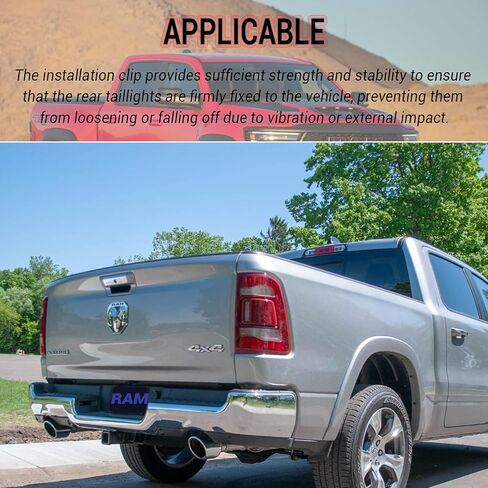 20PCS Tail Lights Retainer Clips 68061648aa Compatible with 2007-2022 Dodge Ram 1500 2500 3500 4500, Tail Lamp Retainers for Rear Tail Light Assembly in Kuwait