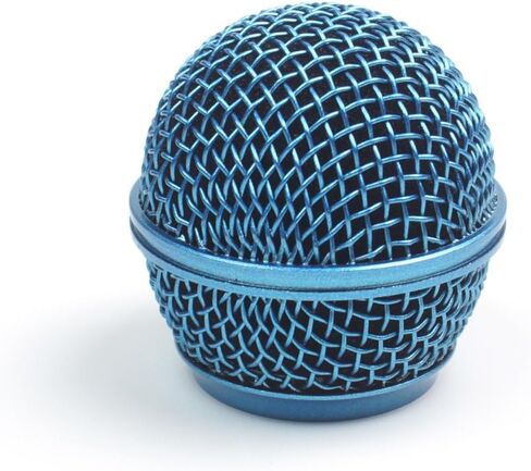 Replacement Mesh Microphone Grille For Shure SM58 565SD LC SV100,Blue in Saudi Arabia