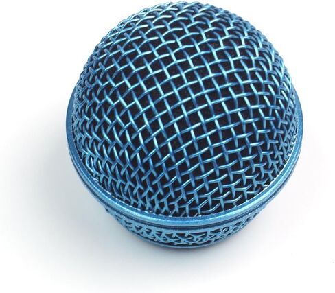 Replacement Mesh Microphone Grille For Shure SM58 565SD LC SV100,Blue in Saudi Arabia