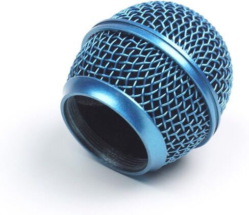 Replacement Mesh Microphone Grille For Shure SM58 565SD LC SV100,Blue in Saudi Arabia