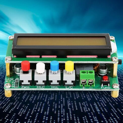 Digital Inductance Capacitance Meter, 1pF 1uF 1uH 100H, LCD Display, Wide Measurement Range, Lightweight and Portable for Electronics Enthusiasts and Professionals in Saudi Arabia
