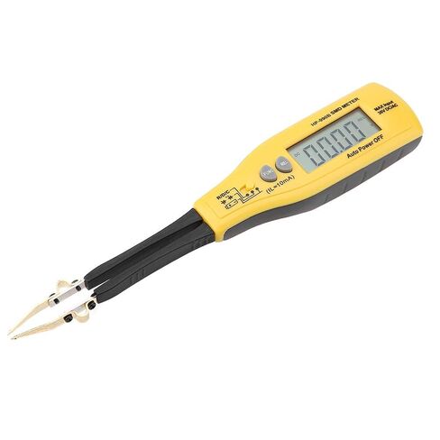 990B Handheld SMD Meter Diode Resistance Capacitance Measuring Instrument for Industrial Office Use Yellow Color 200mm Size in Saudi Arabia