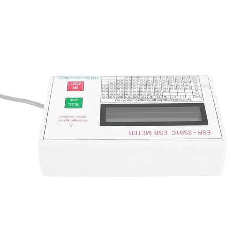 LCR Meters Capacitor Tester Test in Circuit Capacitance Meter W/Test Leads Clip Battery LCD Display Meter Smart Shutdown Function for Capacitor Resistor in Saudi Arabia