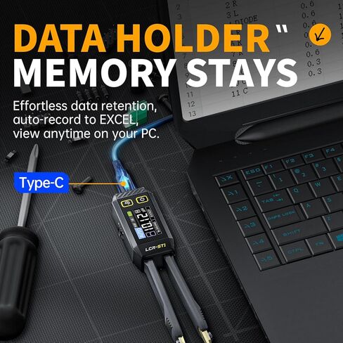 LCR-ST1 رقمي صغير ذكي 10 كيلو هرتز LCR SMD ESR جهاز قياس الملقط للسعة، الحث، اختبار الصمام الثنائي الاستمرارية، أدوات تحليل قياس المكونات الإلكترونية in Kuwait