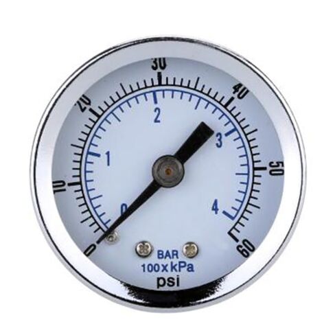 Dual Scale Bar Pressure Gauge 0-60 Psi 1/8 Npt Threads Accurate Air Pressure Measurement in Saudi Arabia