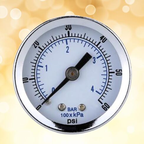 Dual Scale Bar Pressure Gauge 0-60 Psi 1/8 Npt Threads Accurate Air Pressure Measurement in Saudi Arabia
