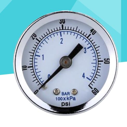 Dual Scale Bar Pressure Gauge 0-60 Psi 1/8 Npt Threads Accurate Air Pressure Measurement in Saudi Arabia