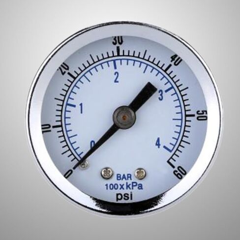 Dual Scale Bar Pressure Gauge 0-60 Psi 1/8 Npt Threads Accurate Air Pressure Measurement in Saudi Arabia